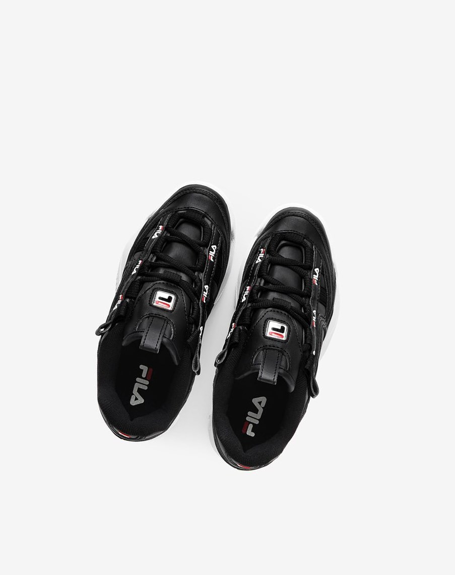 Fila D-formation Sneakers Czarne Czerwone Białe | PGZHF-0782