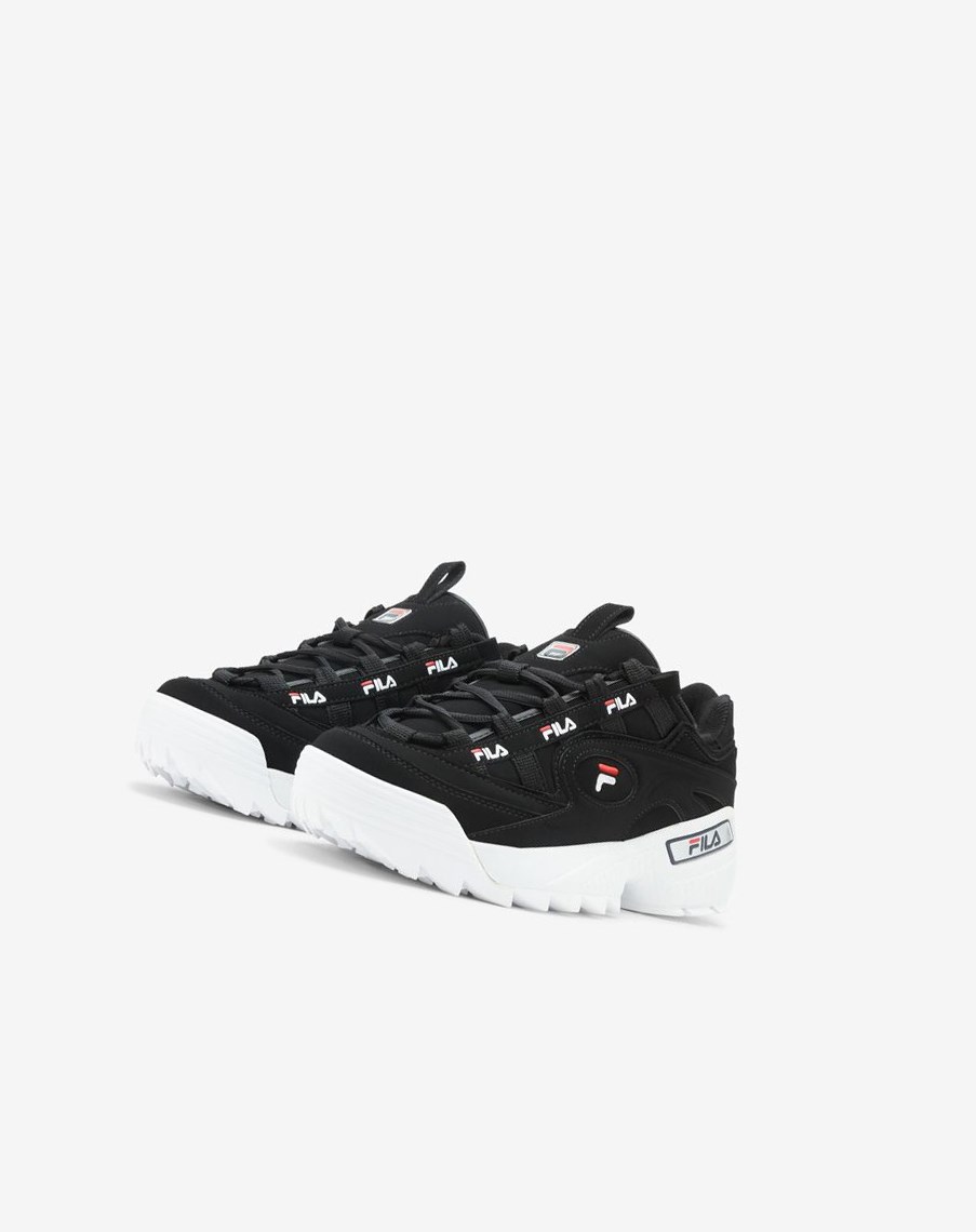 Fila D-formation Sneakers Czarne Czerwone Białe | VFNDE-0293