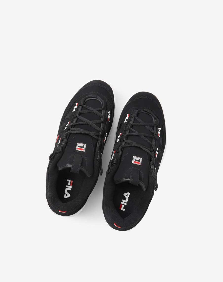 Fila D-formation Sneakers Czarne Czerwone Białe | VFNDE-0293