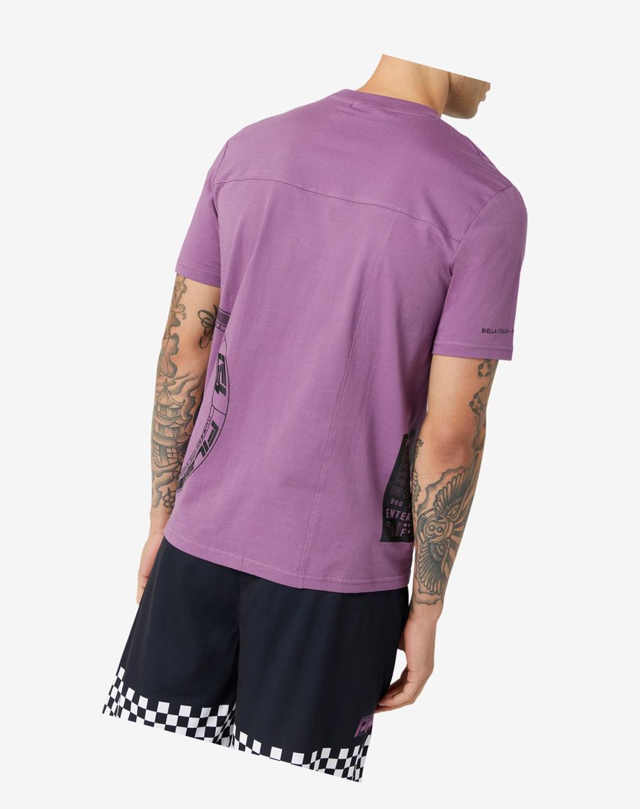 Fila Deltalife Grafiką Tee 558 Violet | ACGXD-1560