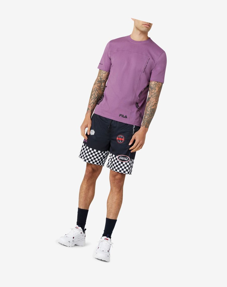 Fila Deltalife Grafiką Tee 558 Violet | ACGXD-1560