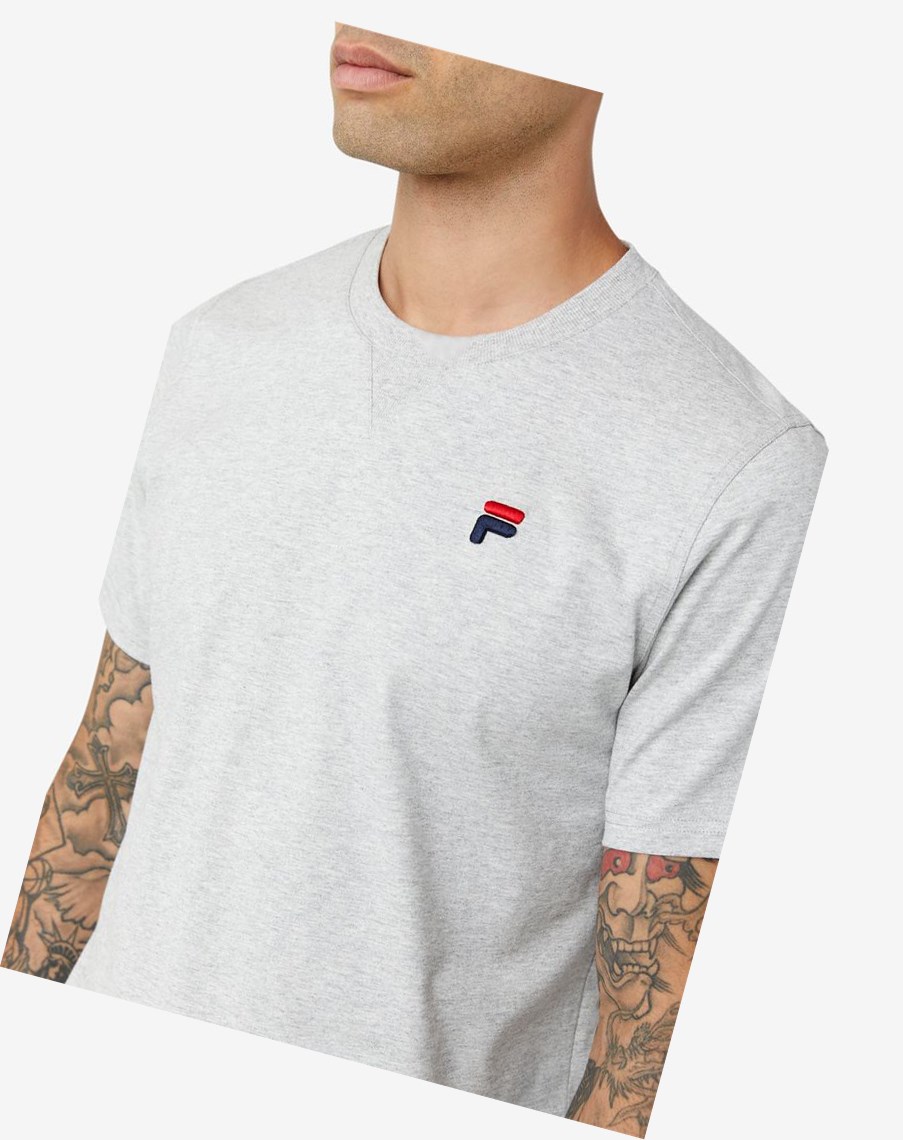 Fila Derion Tee Głęboka Szare | QDNBA-2194