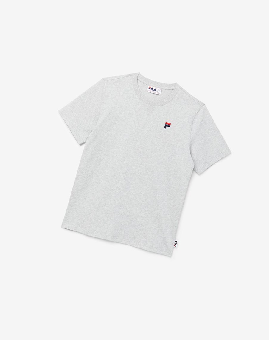 Fila Derion Tee Głęboka Szare | WPKRO-6487