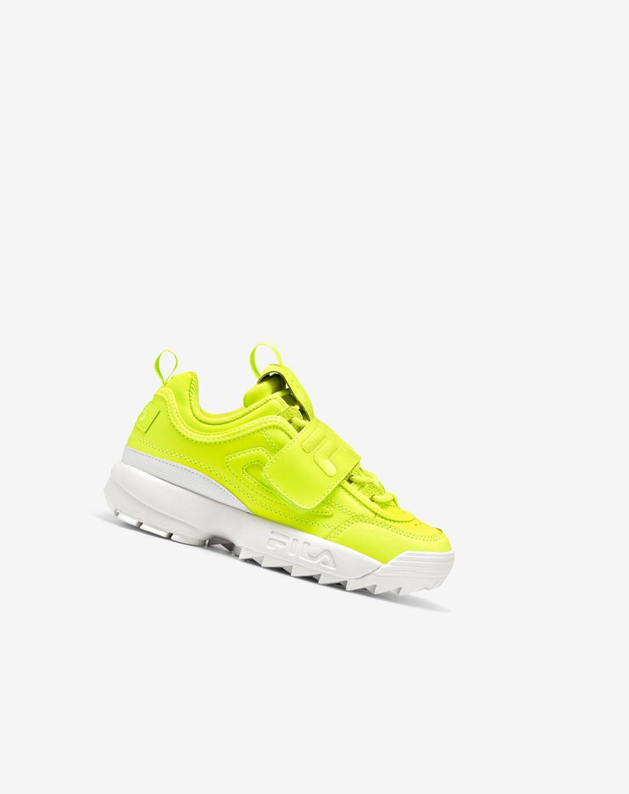 Fila Disruptor 2 Applique Sneakers Żółte Żółte Białe | LRBHK-4831