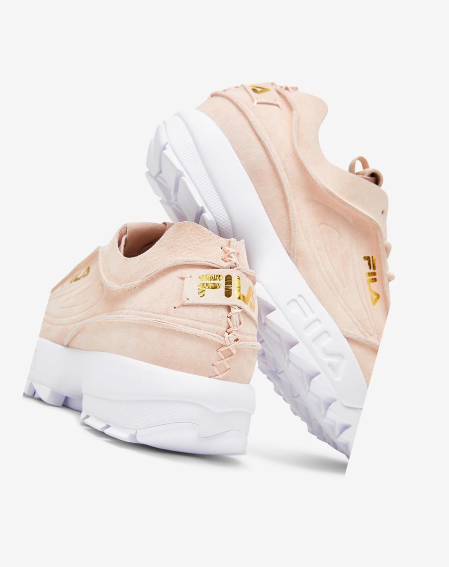 Fila Disruptor 2 Deconstructed Sneakers Złote Białe | QLNRJ-1748