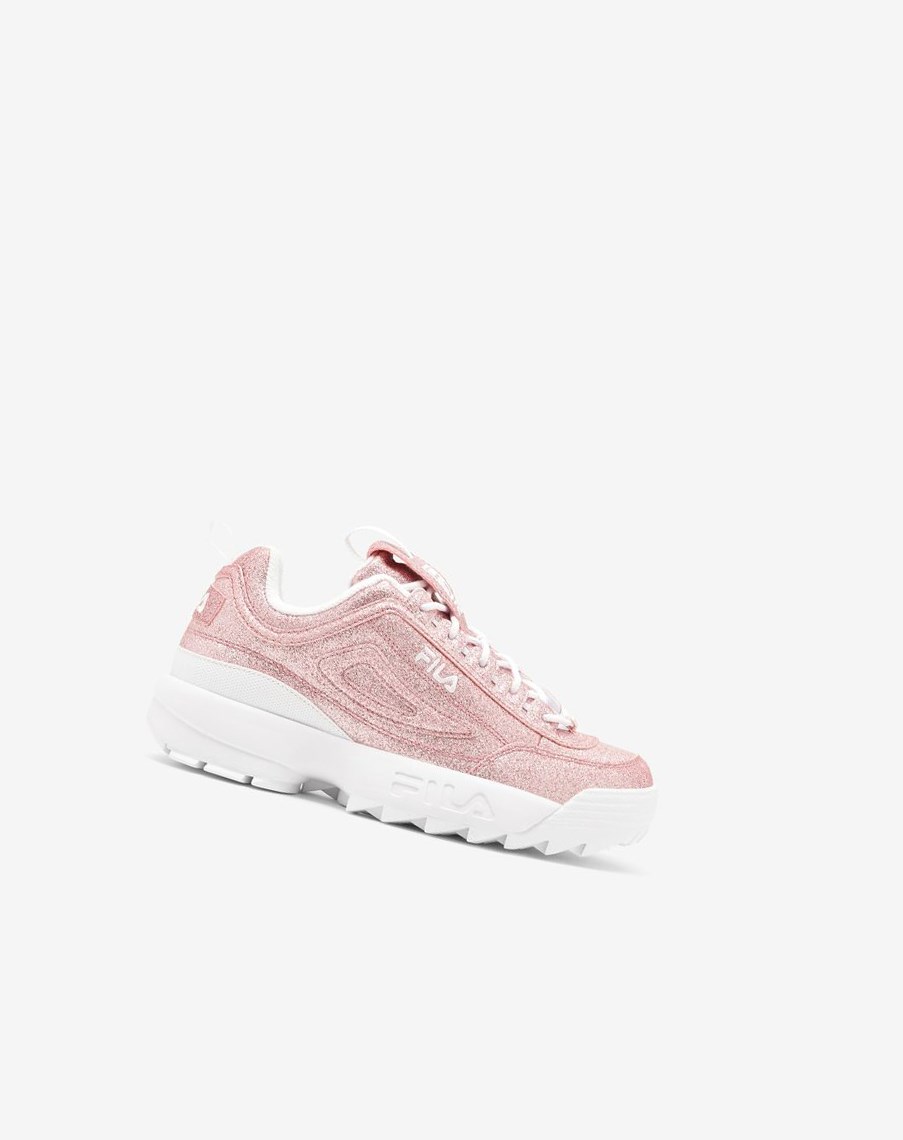 Fila Disruptor 2 Glimmer Sneakers Różowe Różowe Białe | UCVYG-9180