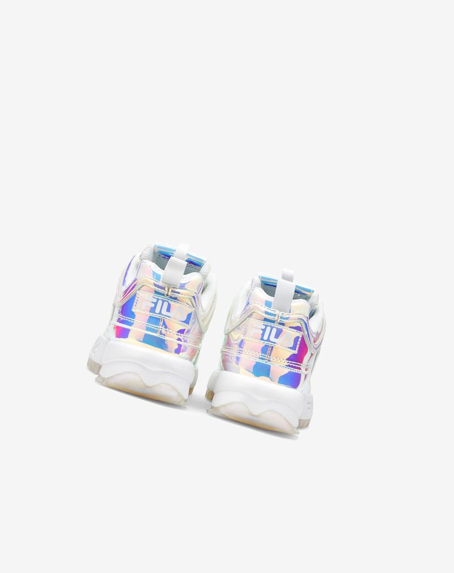 Fila Disruptor 2 Iridescent Sneakers Białe | QSTOL-4106