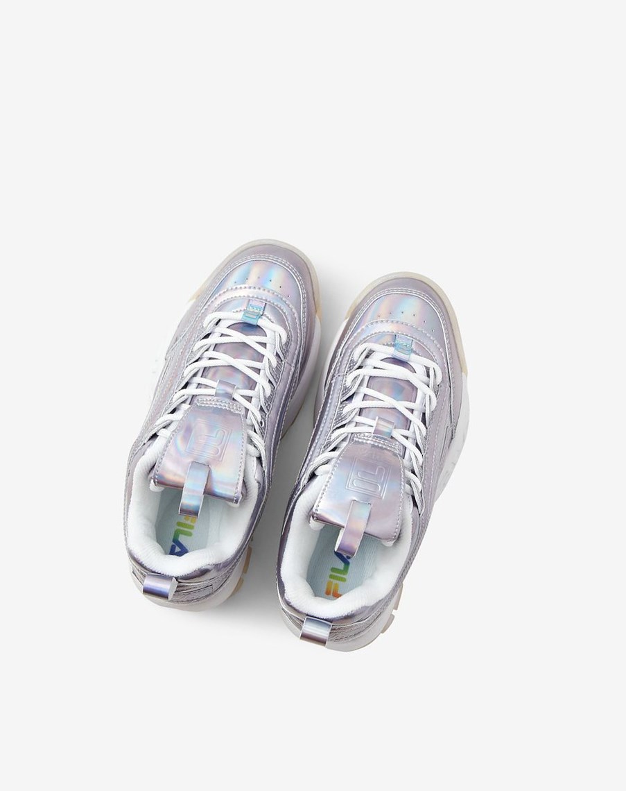 Fila Disruptor 2 Iridescent Sneakers Wht/Mult/Wht | UDQPB-1274