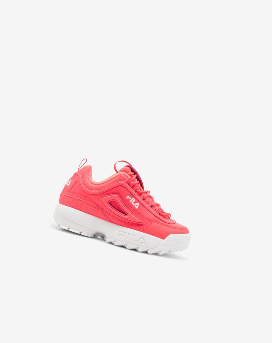 Fila Disruptor 2 Logo Reveal Sneakers Dpnk/Wht/Csrk | WDYIB-8695