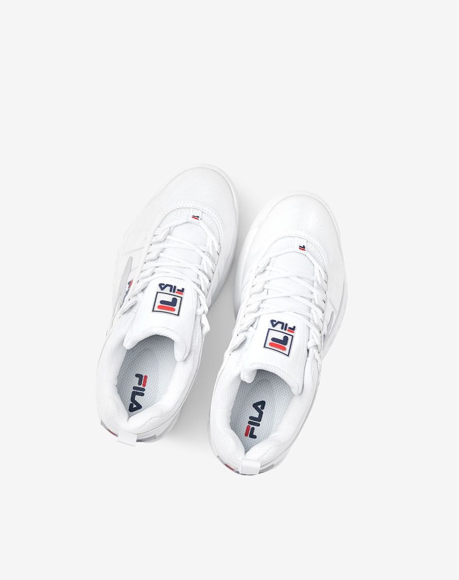 Fila Disruptor 2 Monomesh Chunky Sneakers Wht/Fnvy/Fred | SNDBV-7140