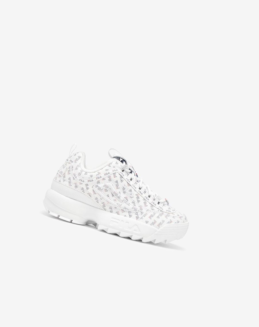 Fila Disruptor 2 Multi Sneakers Wht/Fnvy/Fred | FDKWI-9405