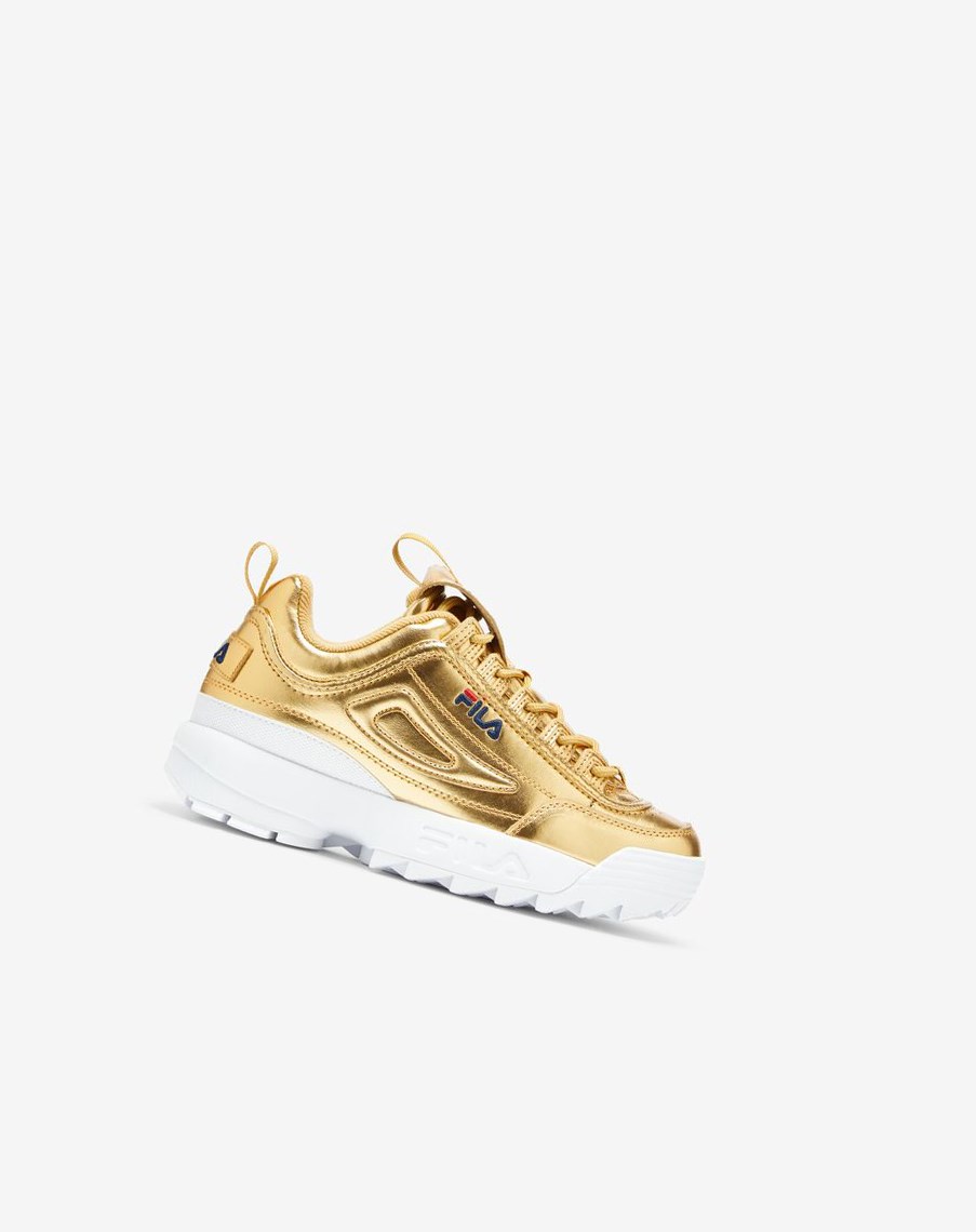 Fila Disruptor 2 Premium Metallic Sneakers Mgld/Mgld/Wht | EOSNA-4287