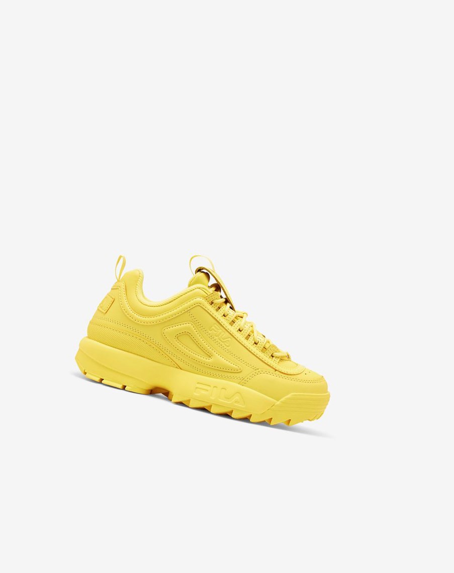 Fila Disruptor 2 Premium Sneakers 700 Goldfinch / Goldfinch / Goldfinch | BDCYO-8465