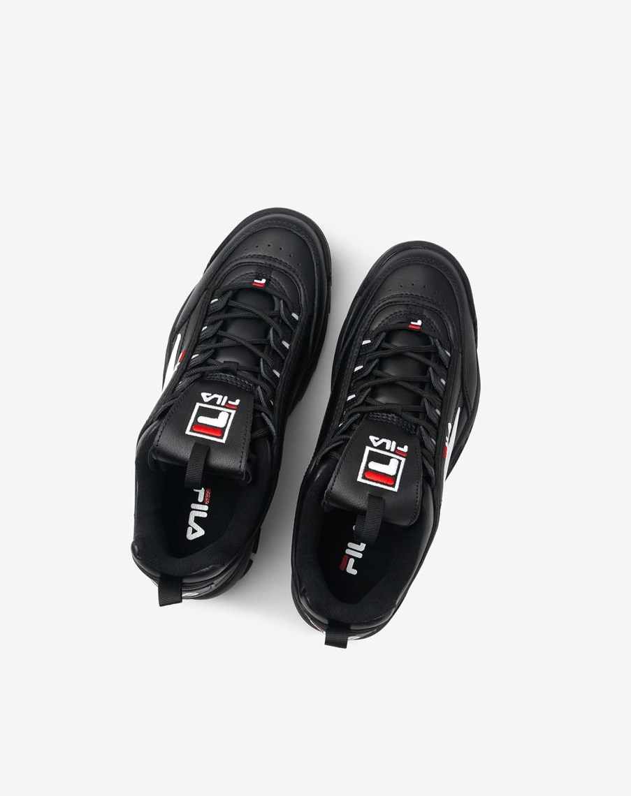 Fila Disruptor 2 Premium Sneakers Czarne Białe Czerwone | IWNCY-0831