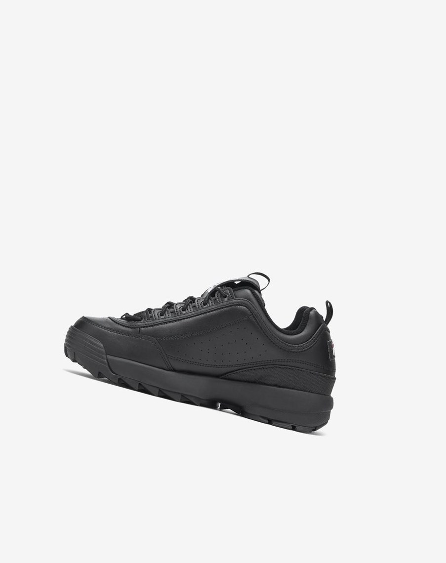 Fila Disruptor 2 Premium Sneakers Czarne Białe Czarne | ZCKYN-0496