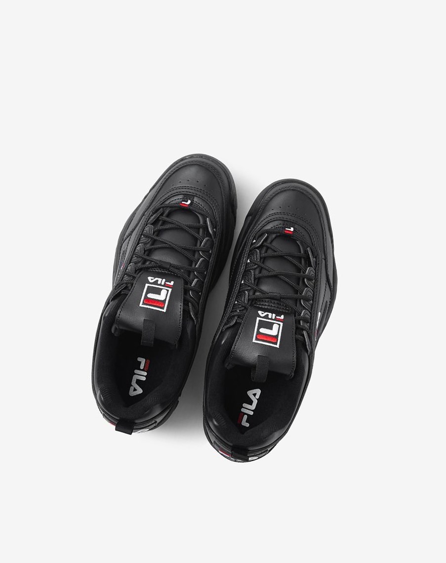 Fila Disruptor 2 Premium Sneakers Czarne Białe Czarne | ZCKYN-0496