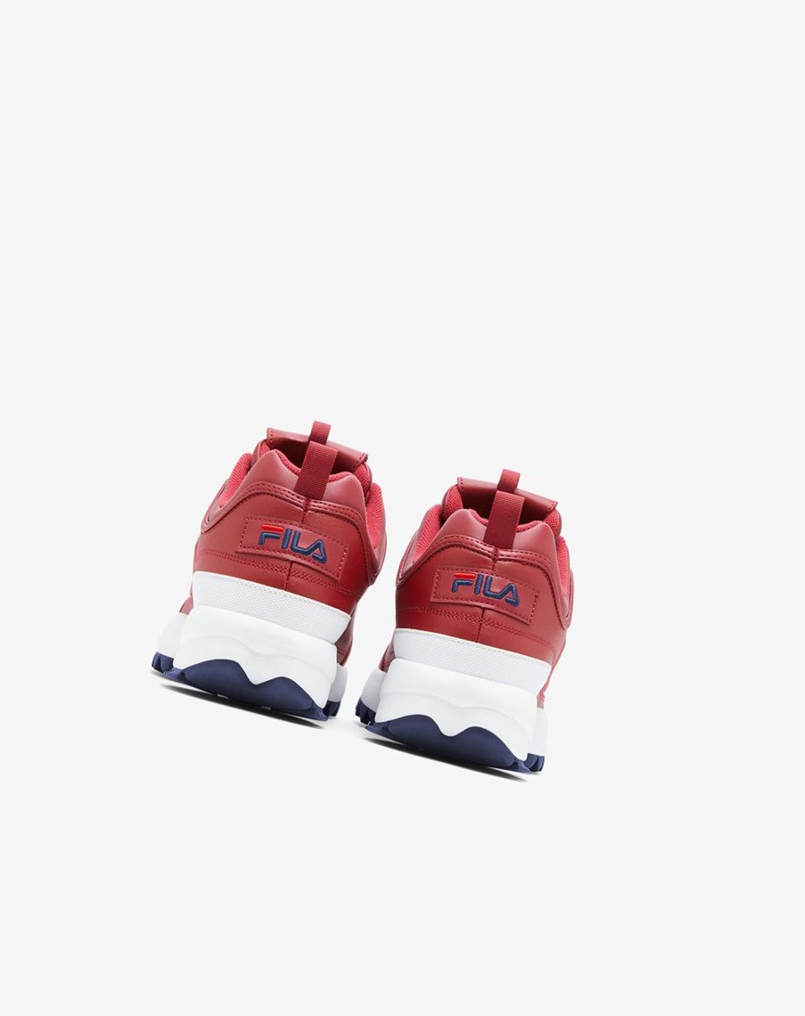 Fila Disruptor 2 Premium Sneakers Czerwone Granatowe Czerwone | UOHVQ-3265