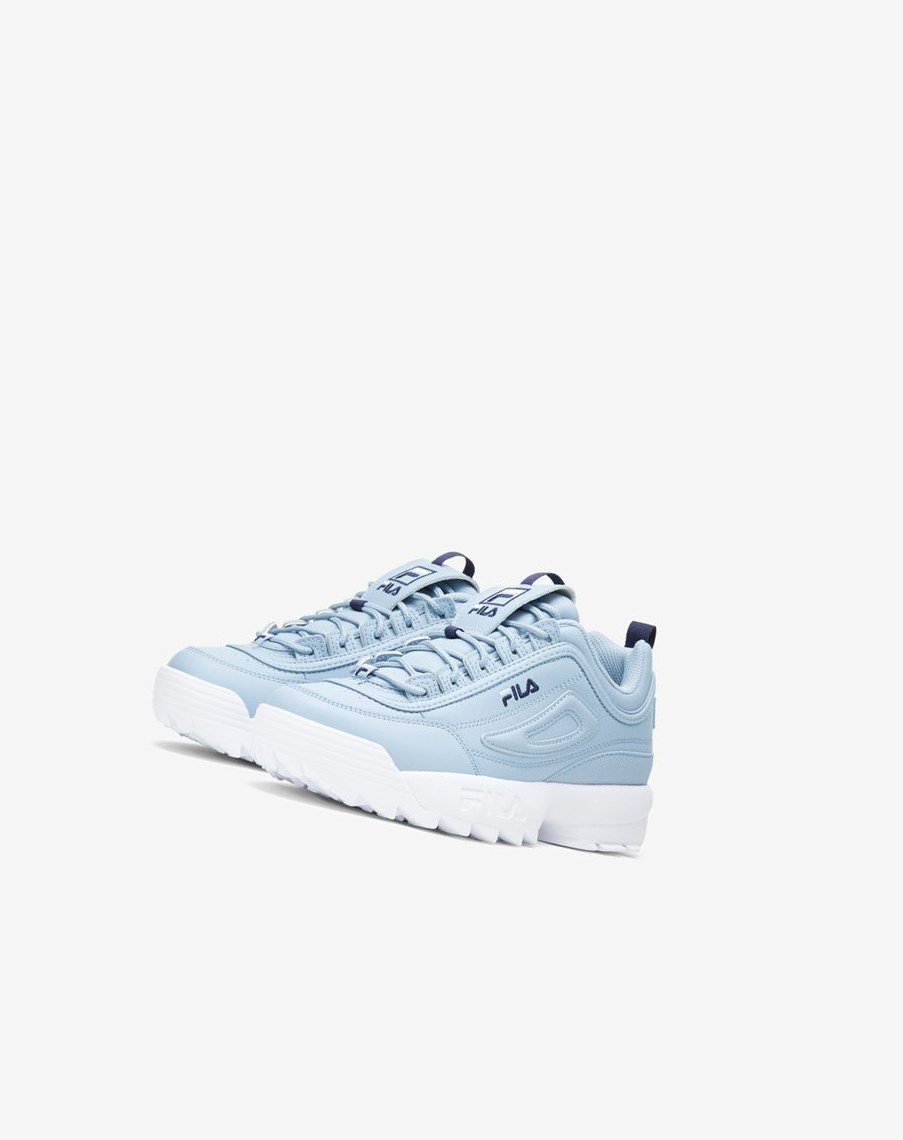 Fila Disruptor 2 Premium Sneakers Niebieskie Białe | CDKRM-1987