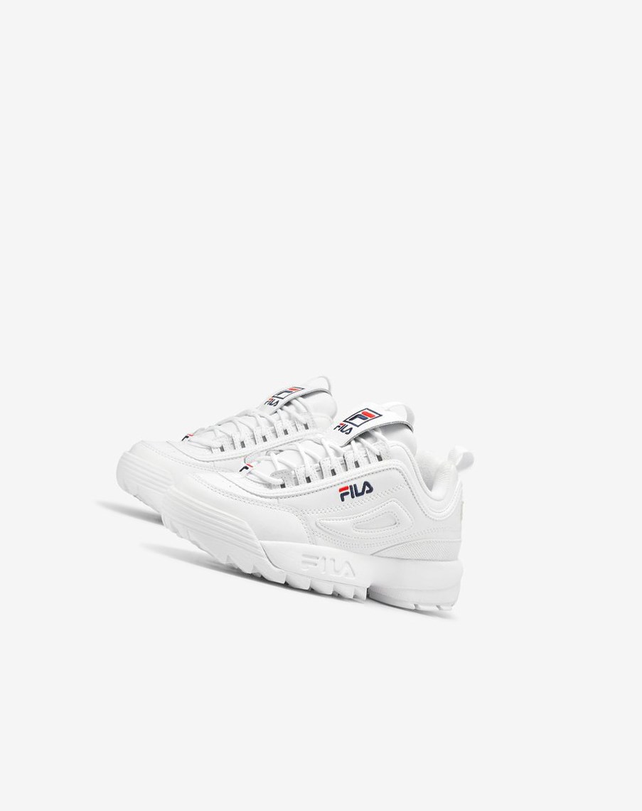 Fila Disruptor 2 Sneakers Białe Granatowe Czerwone | TUYNI-0751