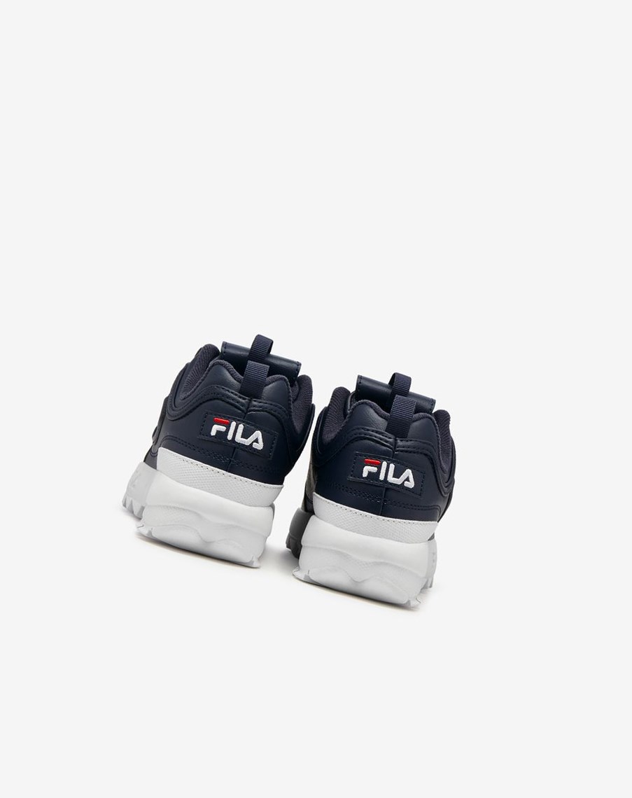 Fila Disruptor 2 Sneakers Granatowe Białe Czerwone | FERIC-2875