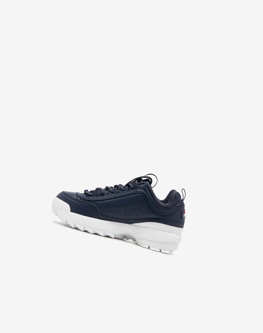 Fila Disruptor 2 Sneakers Granatowe Białe Czerwone | LWAGI-1753