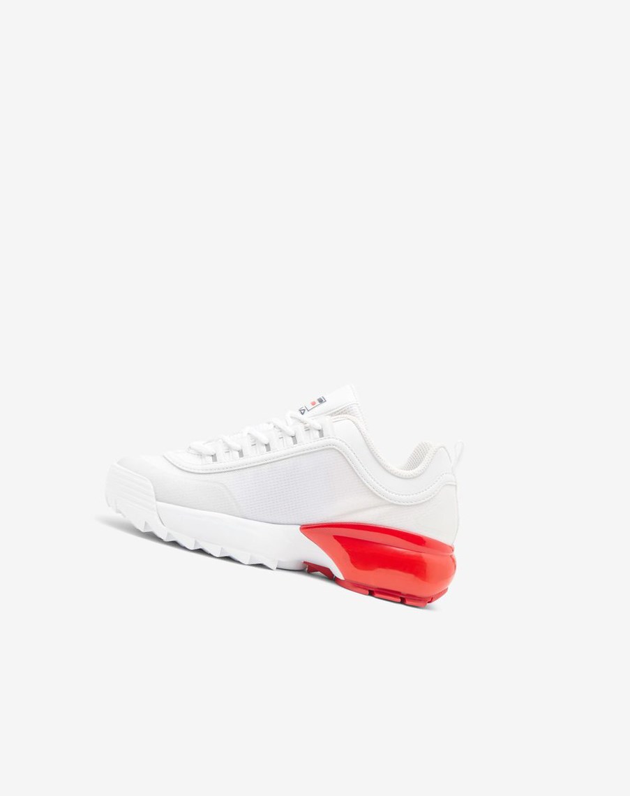 Fila Disruptor 2a Sneakers Białe Granatowe Czerwone | RDBUN-4283