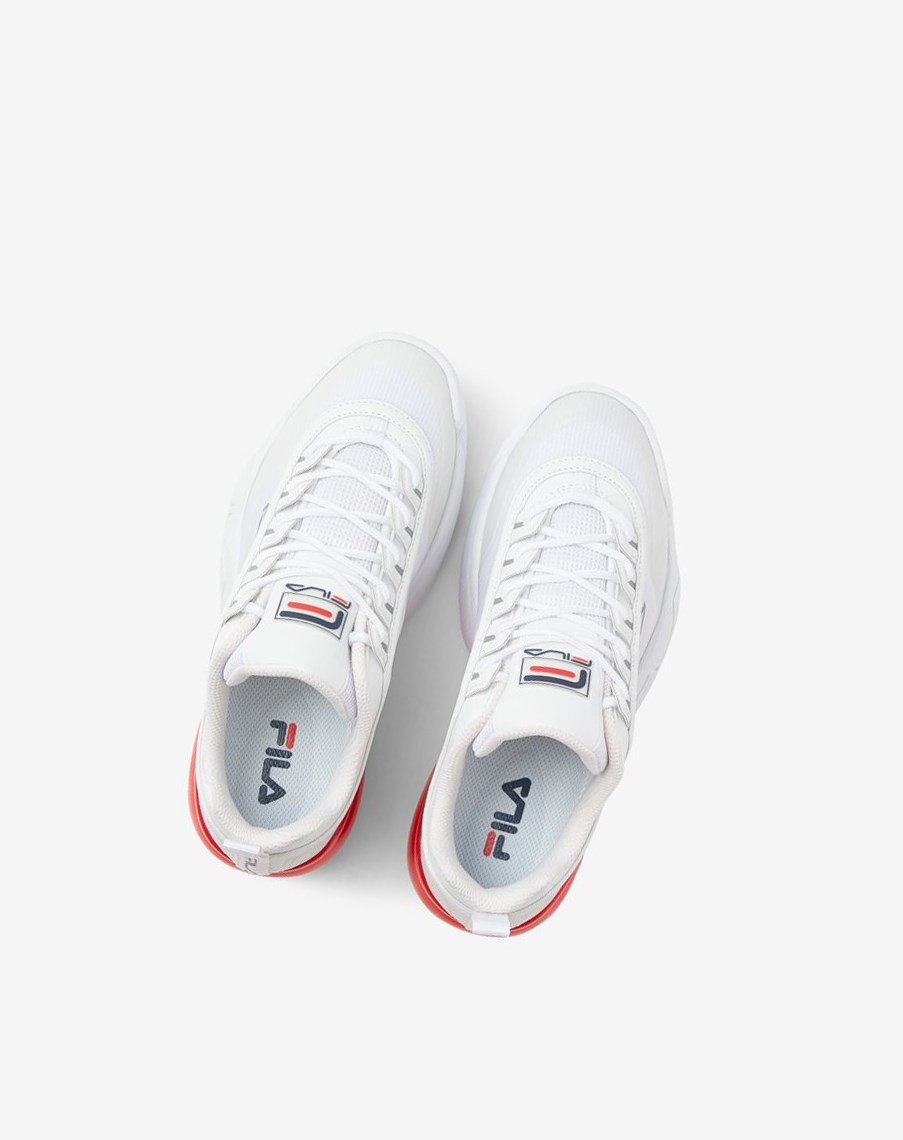 Fila Disruptor 2a Sneakers Białe Granatowe Czerwone | WBCAN-4620