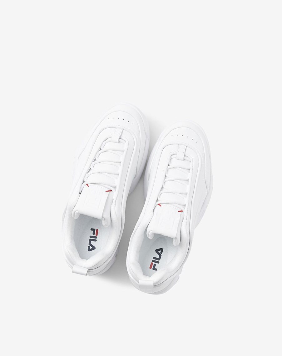 Fila Disruptor Zero Chunky Sneakers Białe Białe Białe | AMGEB-6974