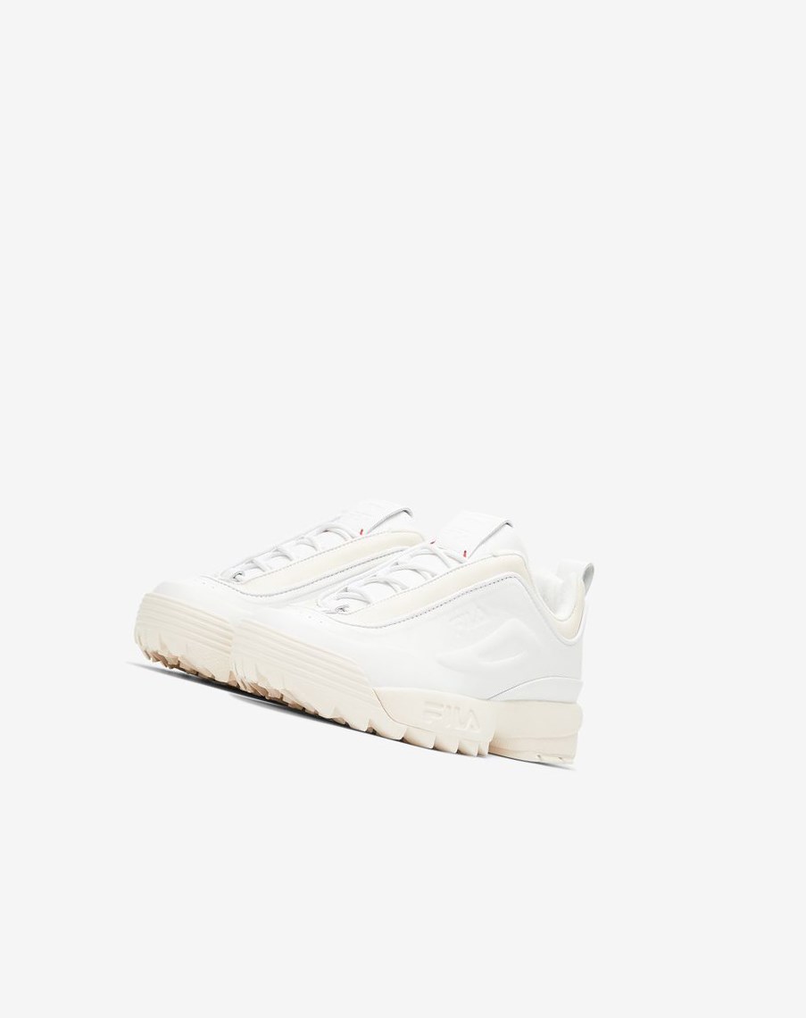 Fila Disruptor Zero Chunky Sneakers Białe Białe | HGUBK-9258