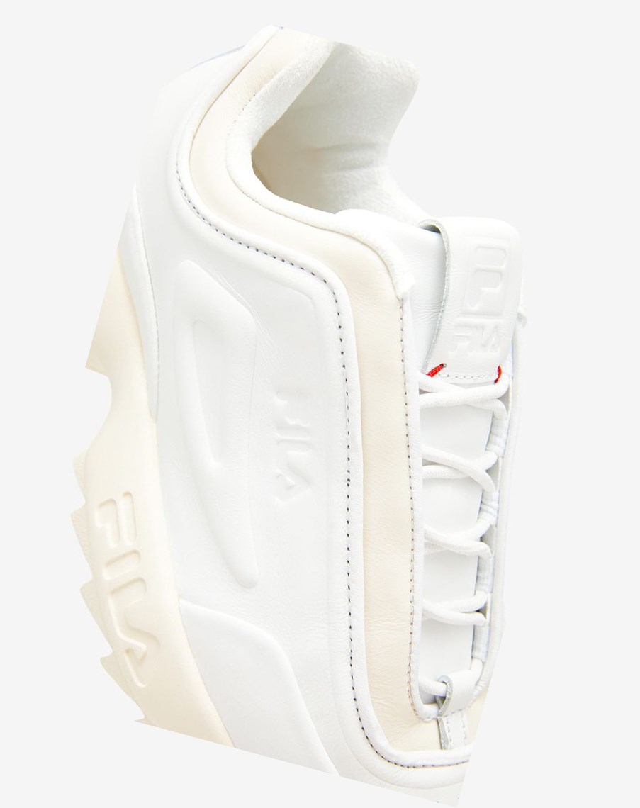 Fila Disruptor Zero Chunky Sneakers Białe Białe | HGUBK-9258