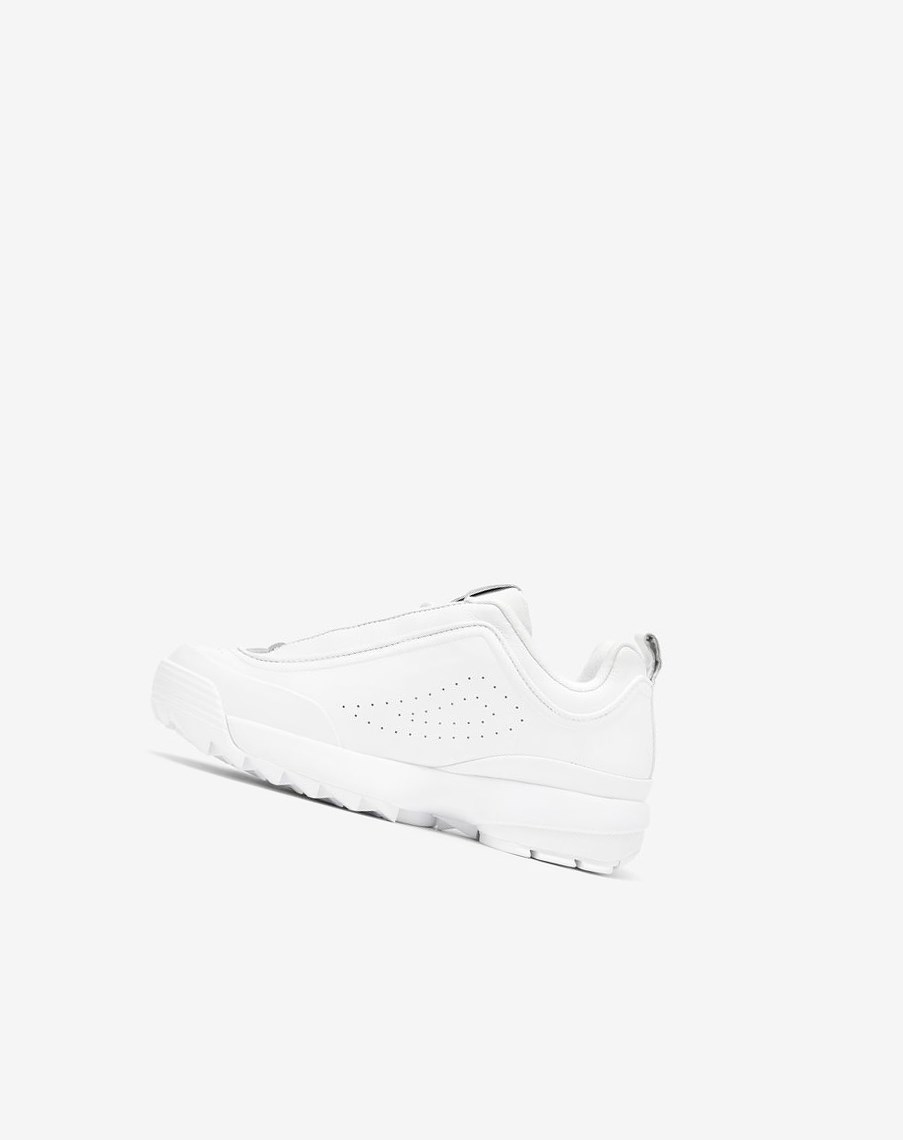 Fila Disruptor Zero Chunky Sneakers Białe Białe Białe | SEURL-7038