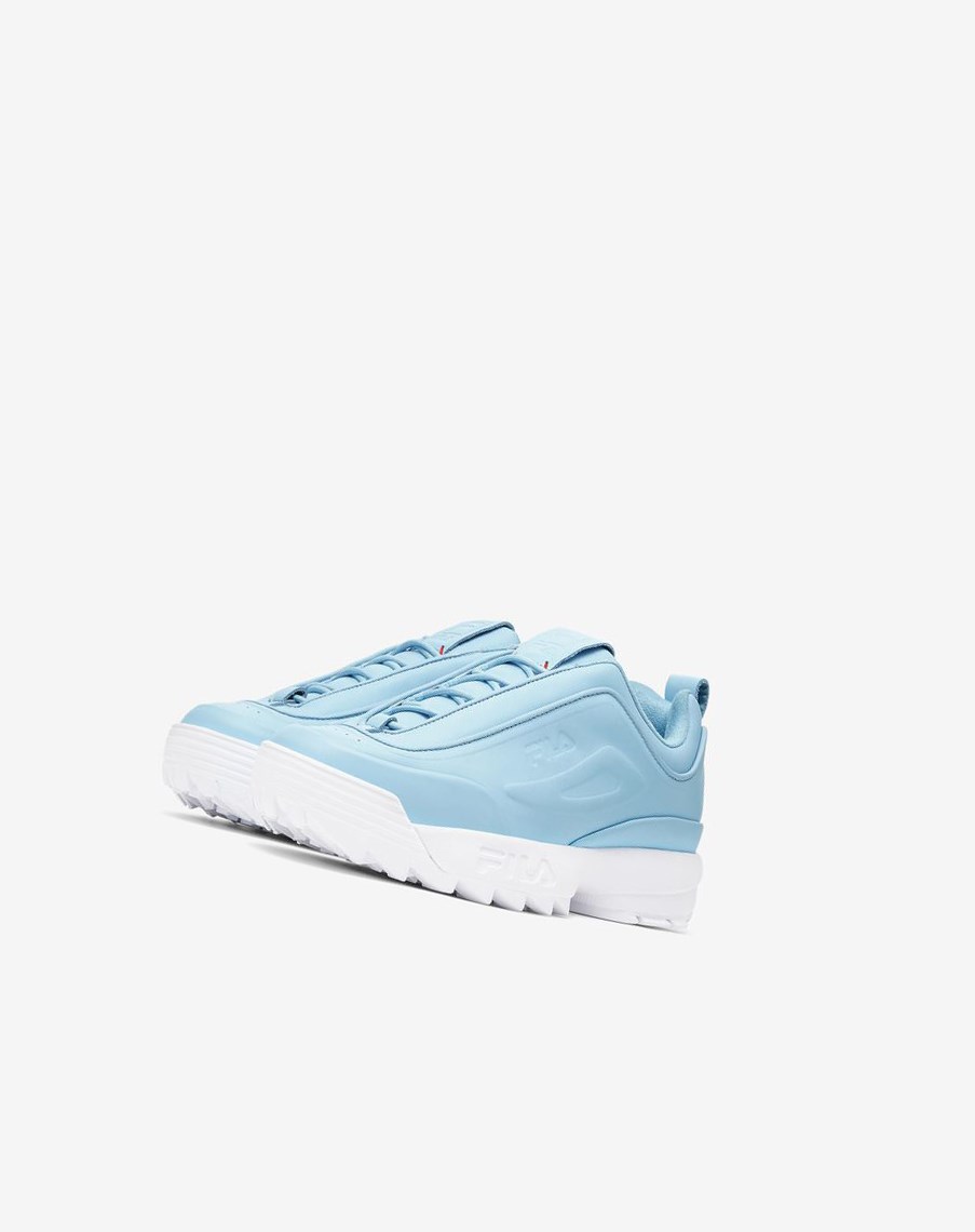 Fila Disruptor Zero Chunky Sneakers Niebieskie Niebieskie Białe | HLZNT-6287