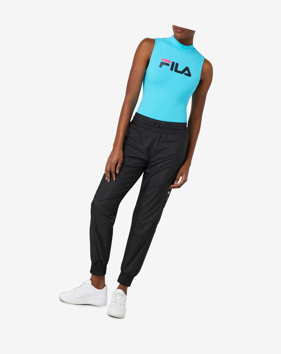 Fila Donata Bodysuit Niebieskie Czarne Różowe | OFTQY-0614