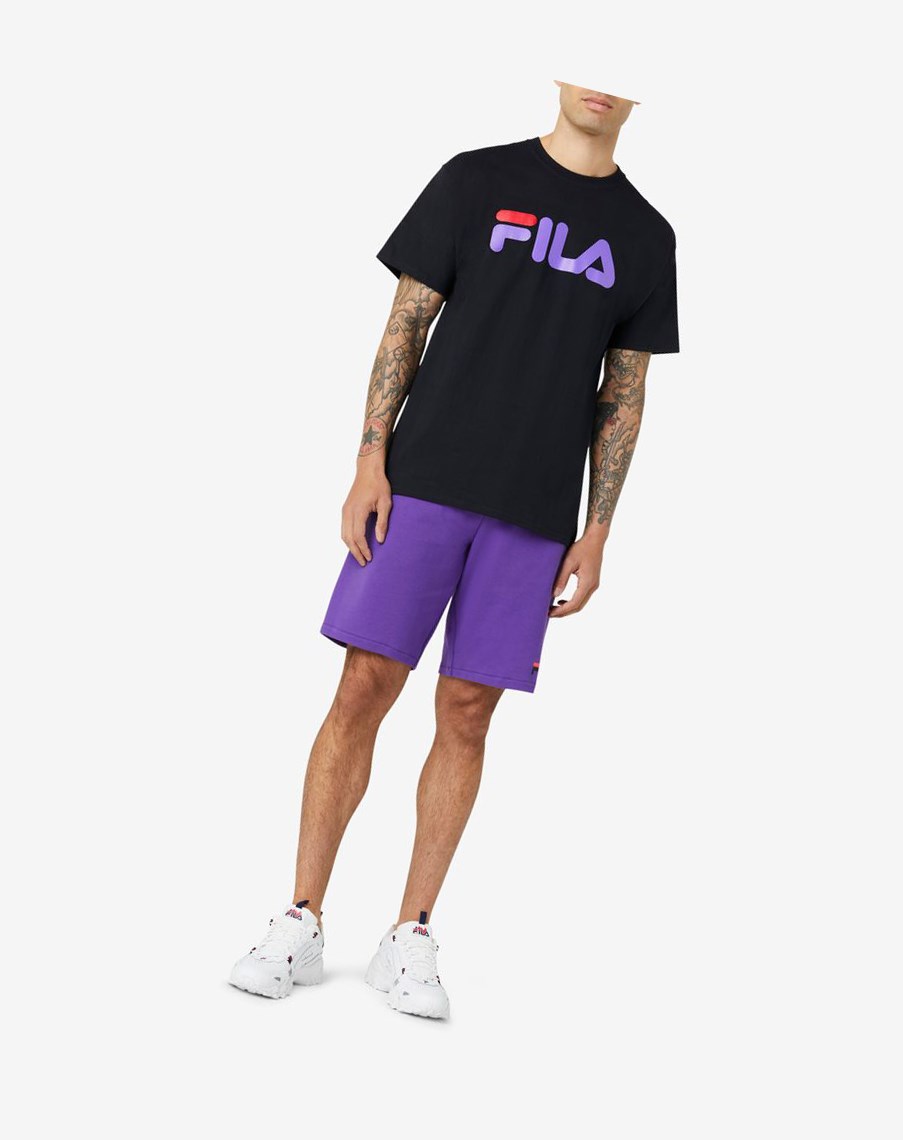 Fila Donaver Krótkie Fioletowe | OSYUD-7316