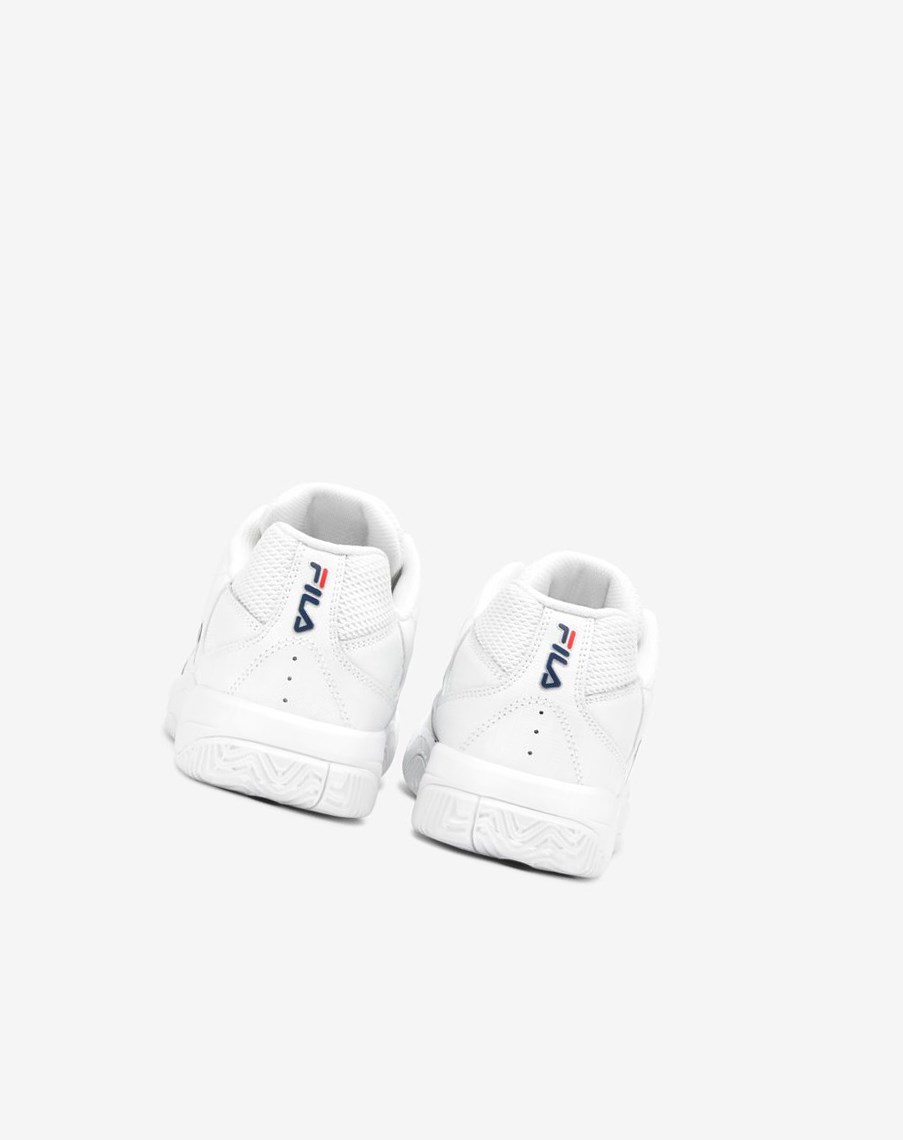 Fila Double Bounce Tenisa Shoes Białe Granatowe Czerwone | KGNQD-9167