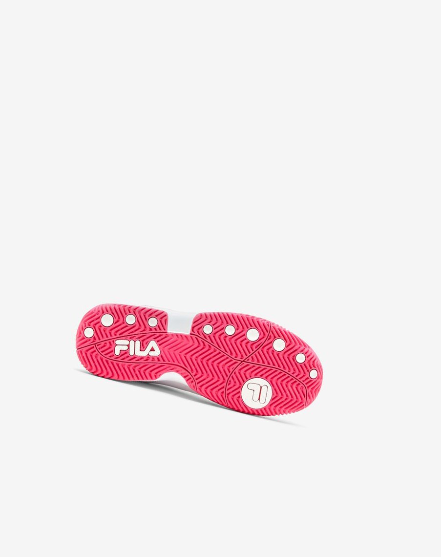 Fila Double Bounce Tenisa Shoes Wht/Pglo/Msil | BYEOC-3914