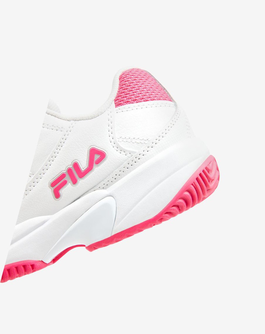 Fila Double Bounce Tenisa Shoes Wht/Pglo/Msil | MFVUH-7461