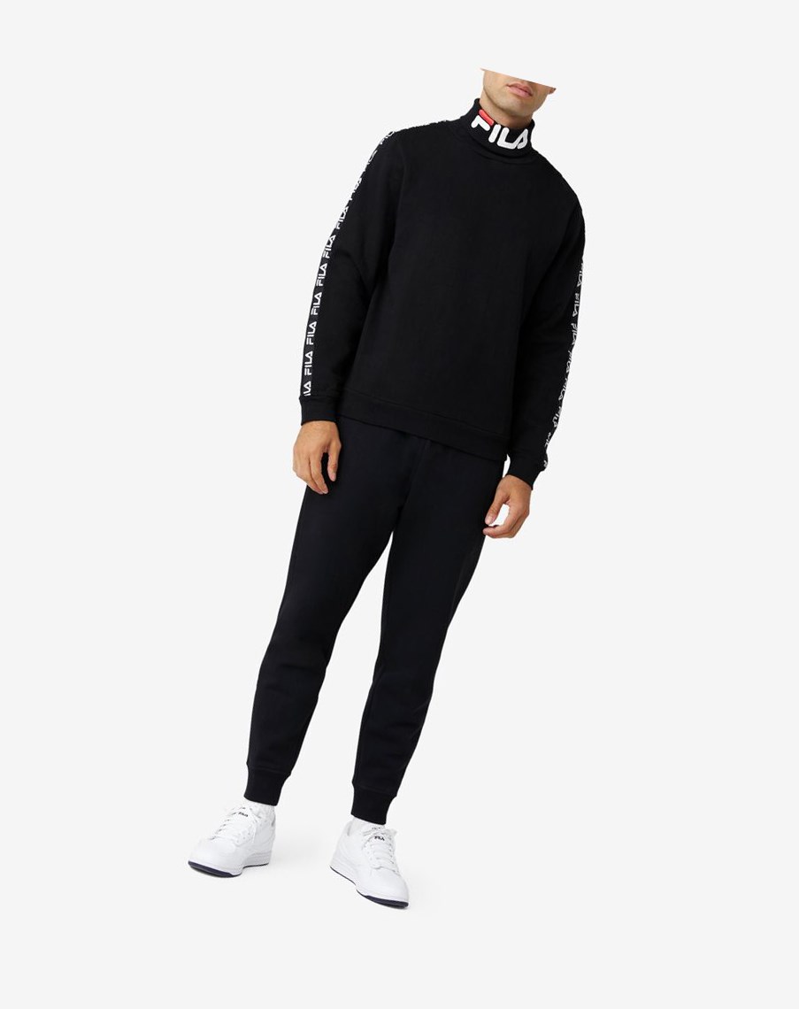 Fila Drey Turtleneck Czarne | FXHCK-4627