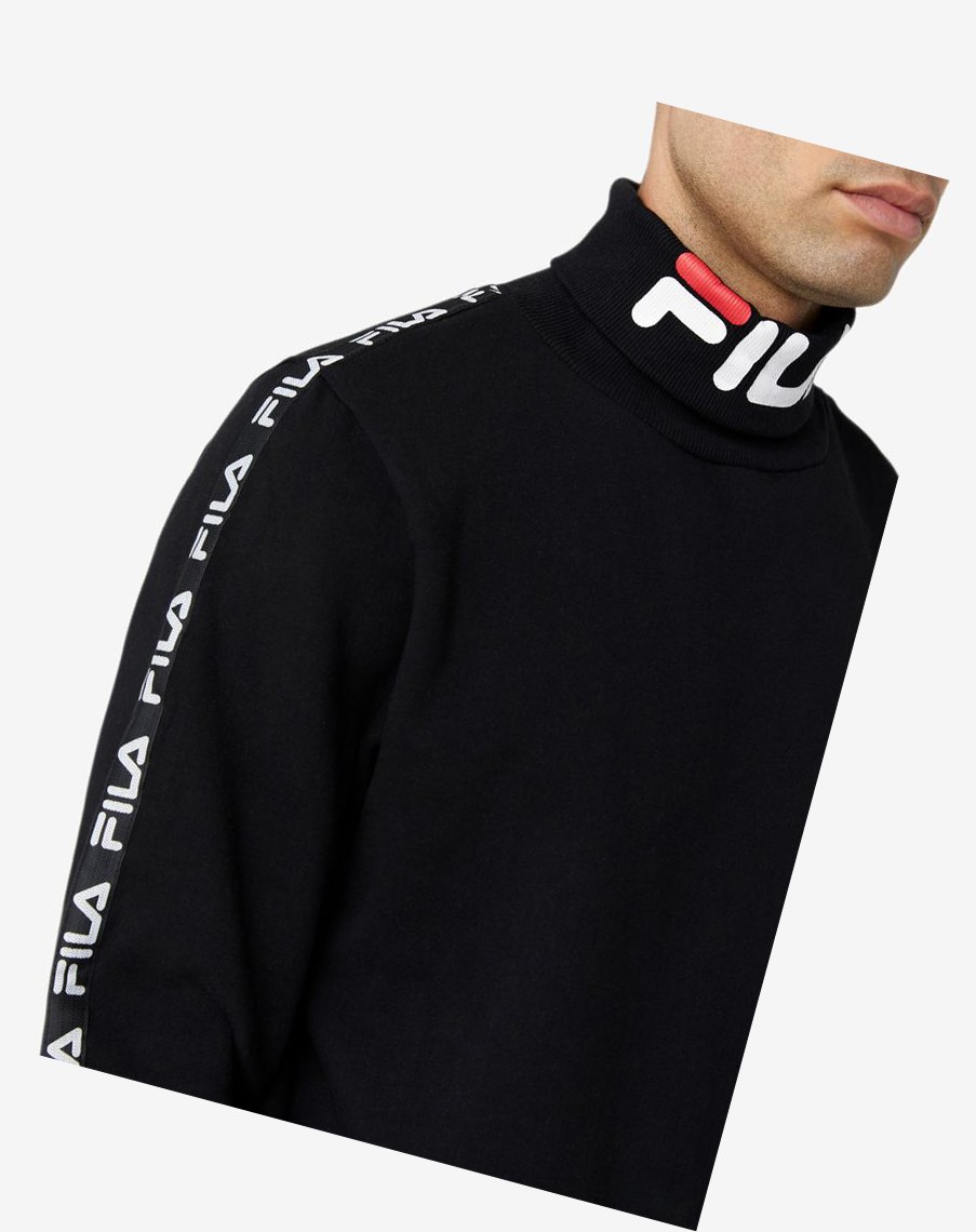 Fila Drey Turtleneck Czarne | FXHCK-4627