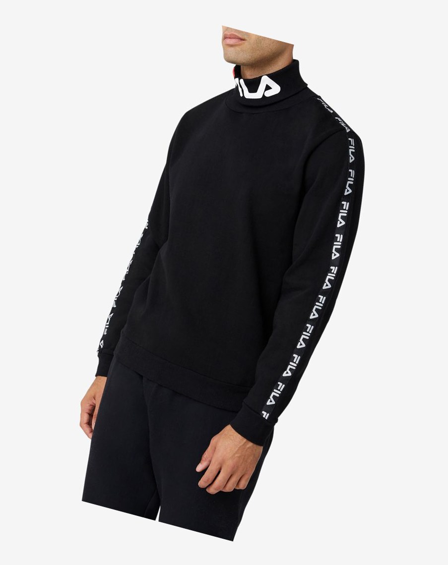 Fila Drey Turtleneck Czarne | FXHCK-4627