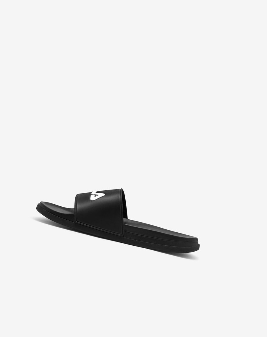 Fila Drifter Luxe Klapki Sandals Czarne Czerwone Białe | PNXTY-3681