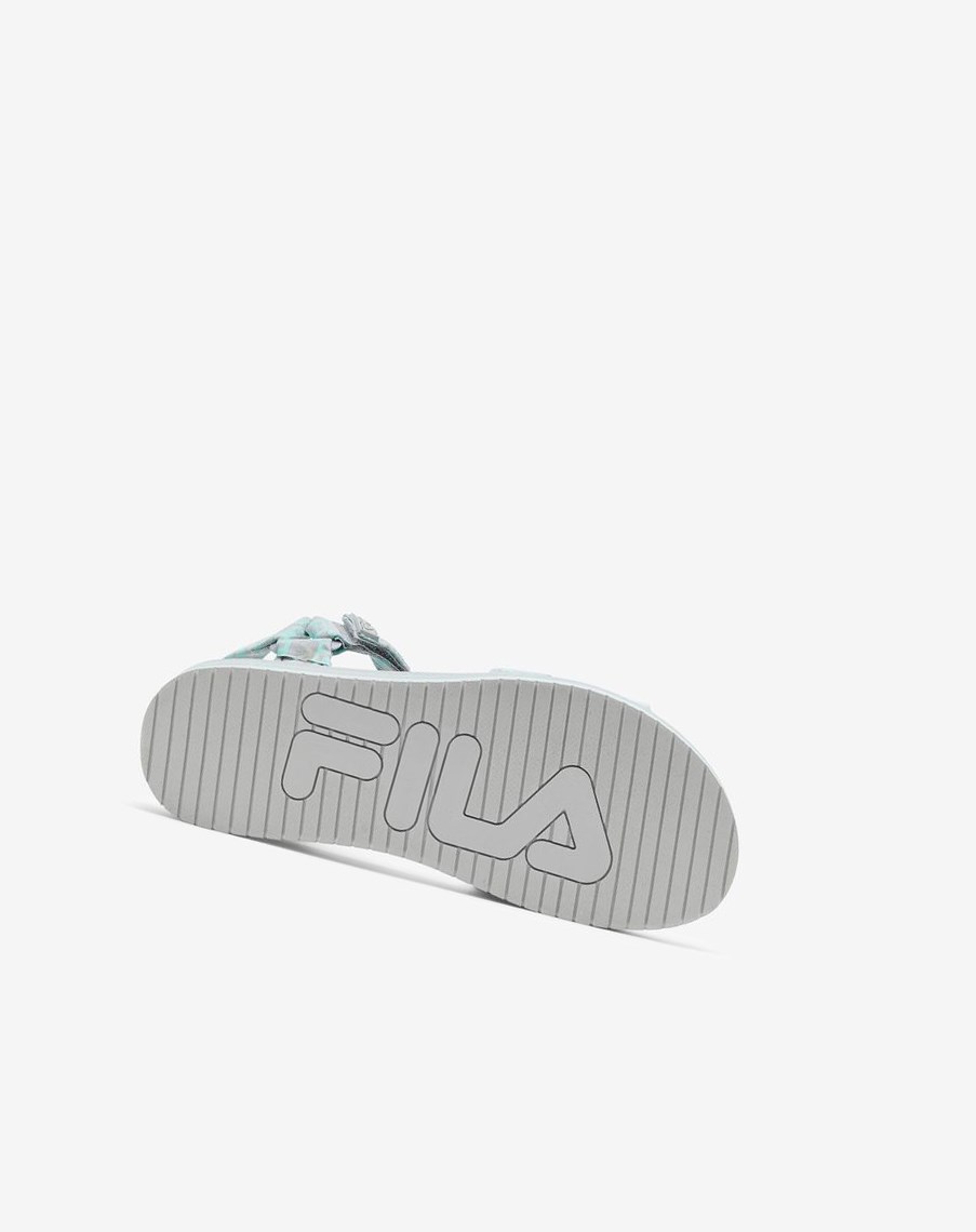 Fila Drifter Ts Bandana Sandals 253 High Rise / High Rise / Fair Aqua | VXYZP-2178