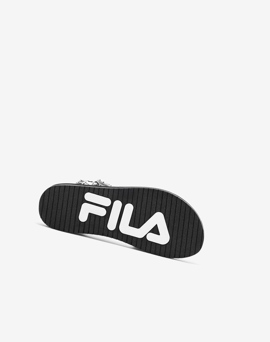 Fila Drifter Ts Bandana Sandals Czarne Białe Czarne | EIZTK-9861