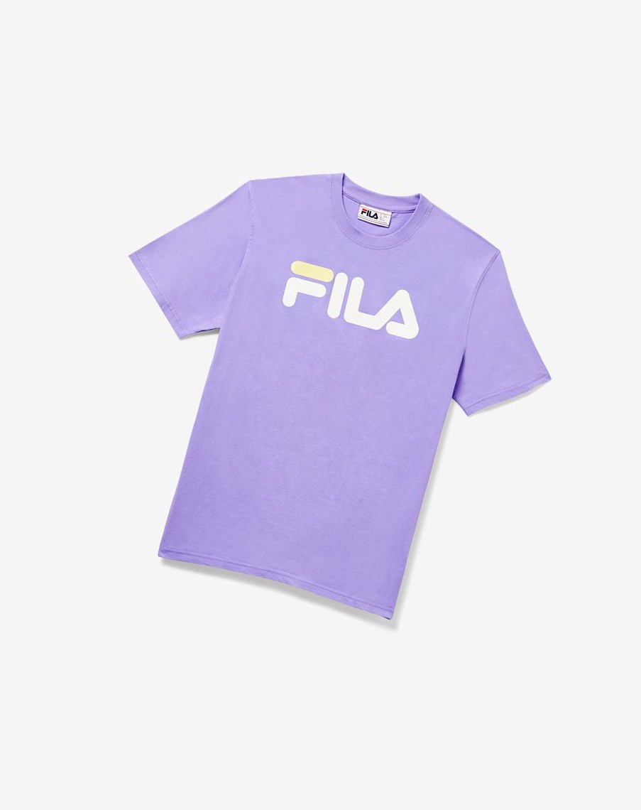 Fila Eagle Tee 597 Violet Tulip | KHTWO-0462