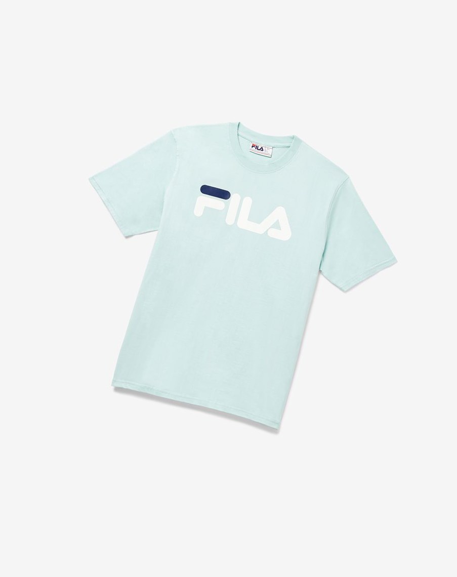 Fila Eagle Tee Niebieskie | BSJFZ-6190