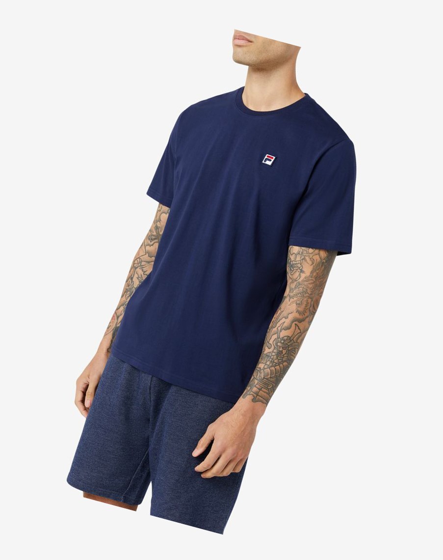 Fila Edgecumbe Krótkie Sleeve Tee Białe | MSPFD-1623