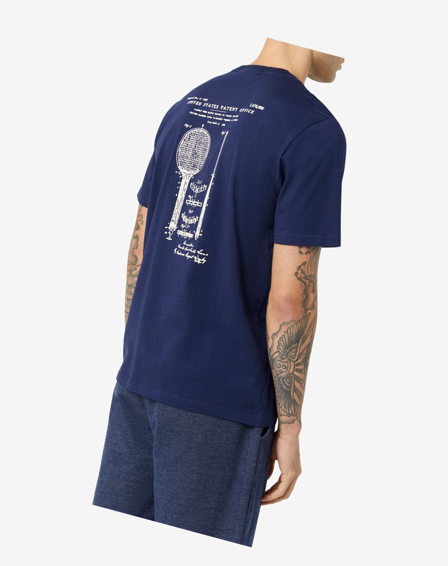 Fila Edgecumbe Krótkie Sleeve Tee Białe | MSPFD-1623