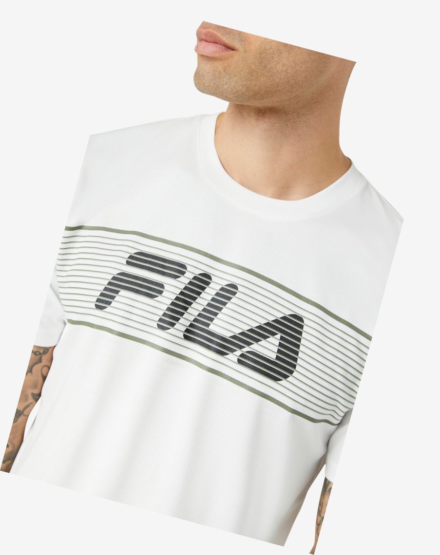 Fila Ehsan Crew Białe Zielone | GREMC-8217