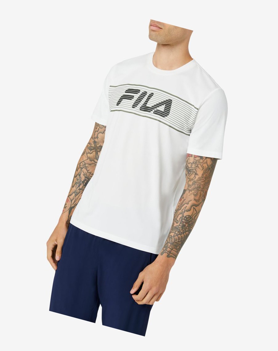 Fila Ehsan Crew Białe Zielone | GREMC-8217