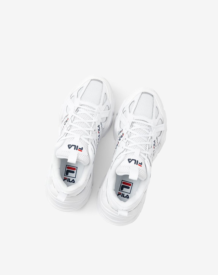 Fila Electrove 2 Sneakers Białe Granatowe Czerwone | IWBNG-5481